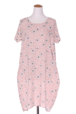 HELGA MAY (ITA) Daisy print linen dress! 12-14