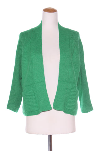 FRONTIER (BN) Green knit cardi! 10-16