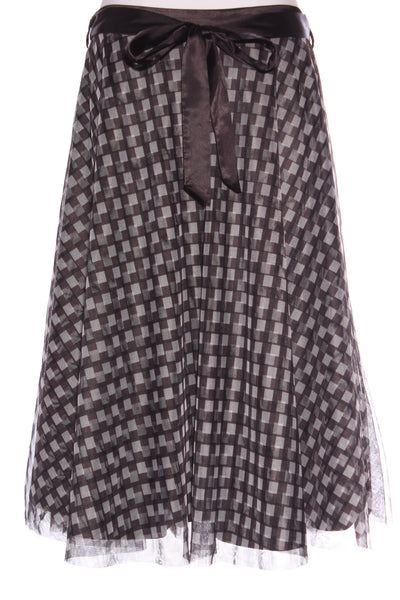 REVIVAL - Checker mesh swing skirt! 12-14