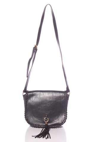 DECJUBA - Tassel pleather crossbody bag!