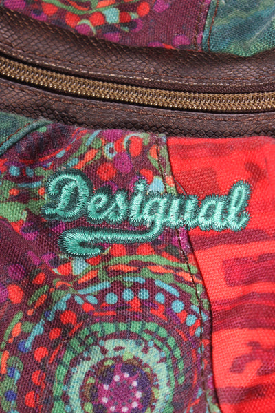 DESIGUAL - Patchwork print handbag!