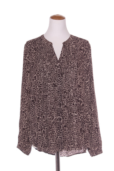 OLIVER BLACK - Button front pin-tuck pleat blouse - Animal! 18