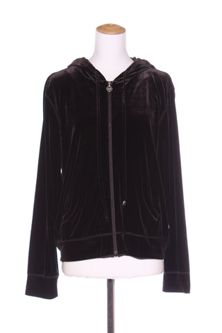 PAULA RYAN (NZ) Velvet hooded zip jacket! 16