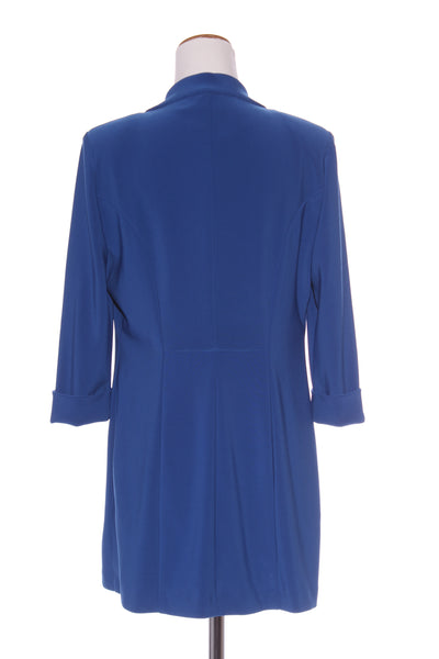 FRANK LYMAN (CA) Royal blue wwaterfall cardi! 12