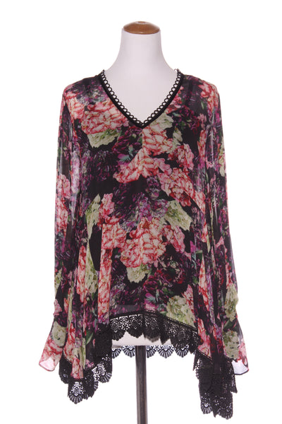 TRELISE COOPER "Miles Per Flower" hydrangea top! 12