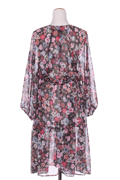 COCO & BELLE - Floral chiffon tiered midi dress! 16