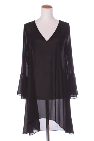 PRETTY BASIC by Augustine - Ruffle sleeve chiffon dress! 12