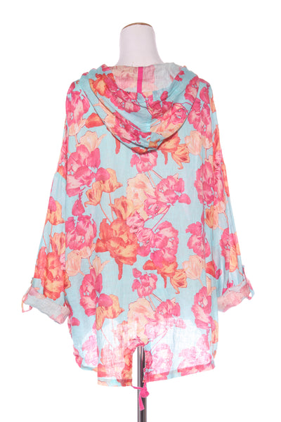 NEWPORT - Hooded linen floral jacket! 18