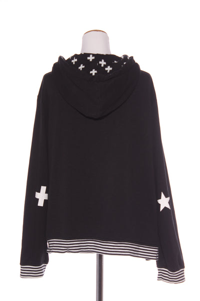 STELLA + GEMMA - Stripe trim hooded jumper! 16