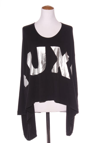 CHARLO "Luxe" print oversized top! 8-18