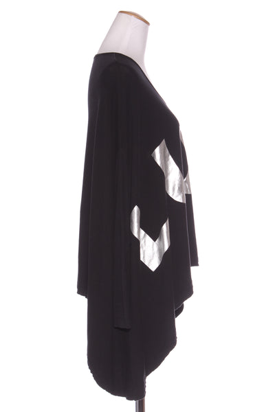 CHARLO "Luxe" print oversized top! 8-18