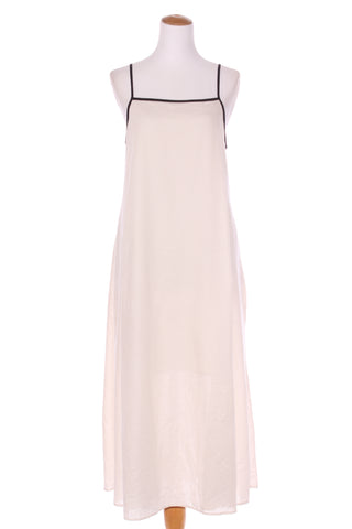 ANKO (LN) Linen blend midi dress - Natural/black! 12