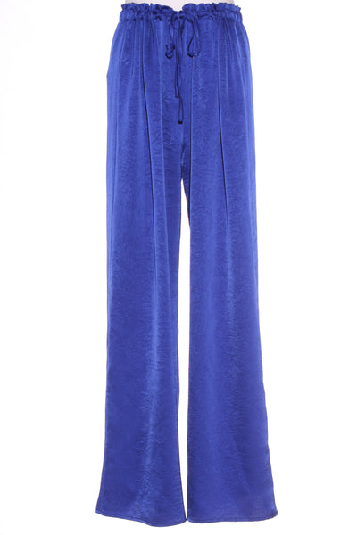 MOOCHI (NZ) "Frame" crushed satin wide leg pant! 16