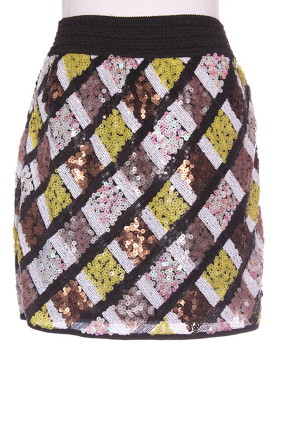 AUGUSTINE - Checker sequin mini skirt! 12
