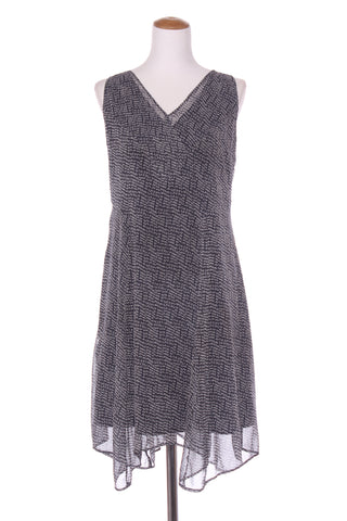 JACQUI.E - Spot print chiffon overlay dress! 12