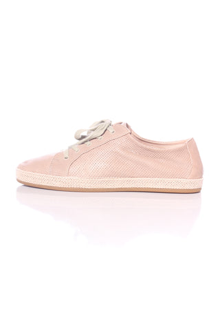 ISABELLA ANSELMI - Pinhole leather sneakers - Taupe! 41