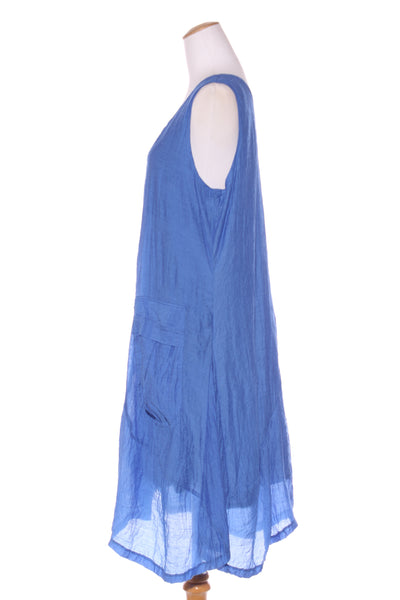 VUE - Shimmery cobalt dress + pockets! 16