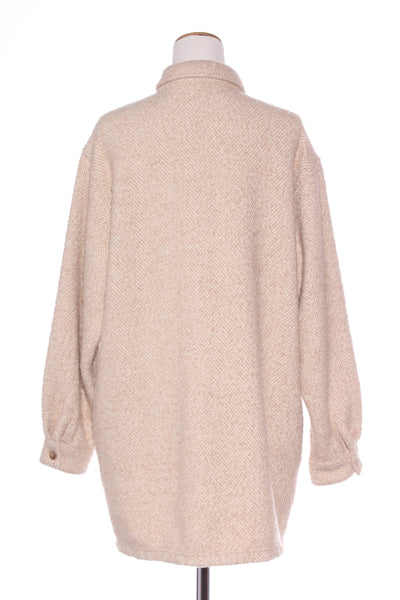 RHYTHM - Chevron wool blend longline shacket! 14