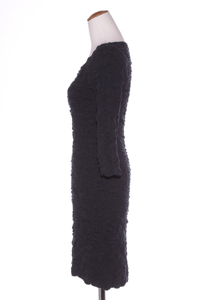 PHASE EIGHT (GR) Textured ruche shirred dress! 10