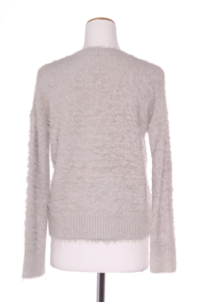 DECJUBA - Soft grey fluffy knit jumper! 12