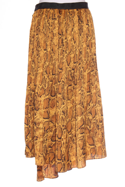MOOCHI "Wonder" midi skirt - Golden snake print! 12