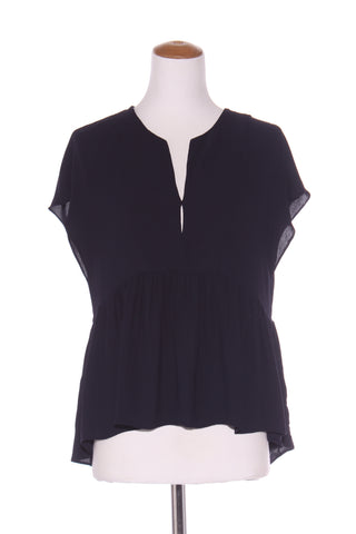 FOREVER NEW - Navy viscose gathered waist top! 14