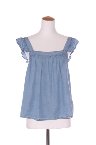 VERO MODA - Chambray ruffle trim tank! 12