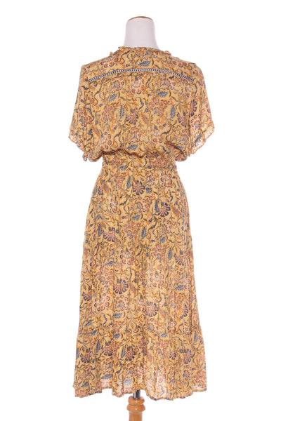 ISLE OF MINE - Cascara frill midi dress! 12-14