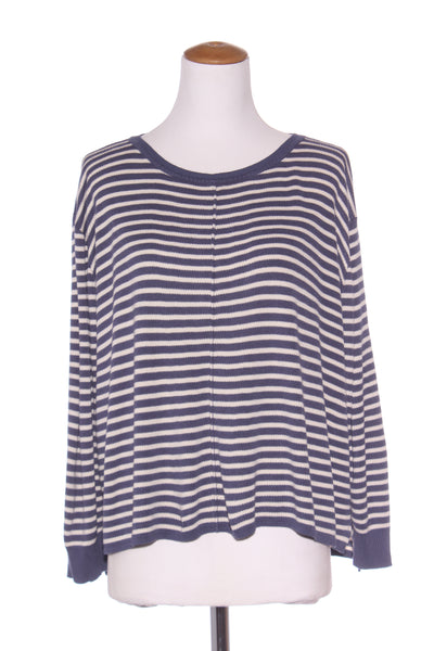 VINE APPAREL (LN) Soft wool/viscose stripe knit! 14-16