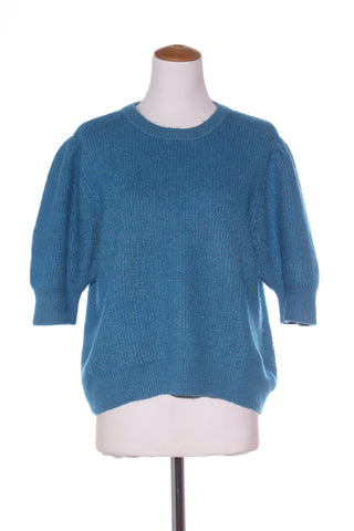 MAX - Soft alpaca blend puff sleeve knit tee! 16