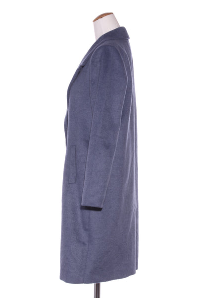 EMERGE - Soft touch wool blend coat - Slate blue! 12