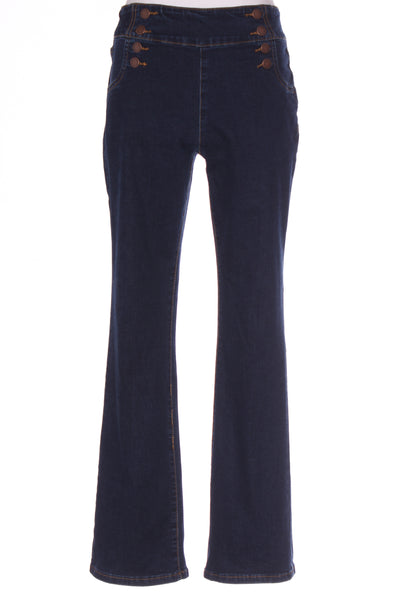 DG2 by Diane Gilman "New classic stretch" button detail jeans! 12