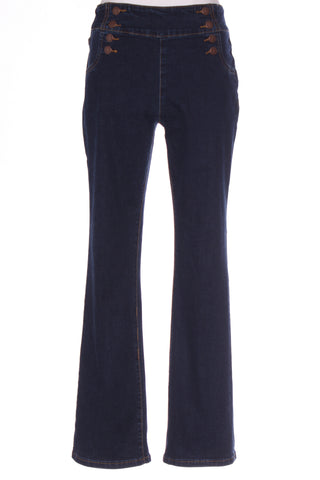 DG2 by Diane Gilman "New classic stretch" button detail jeans! 12