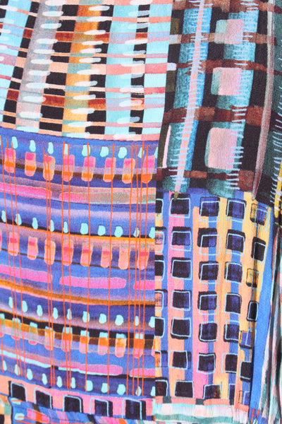 BLUE ILLUSION - Amelie check A-line midi dress! 16