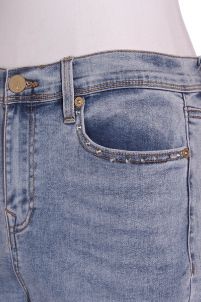 DG2 by Diane Gilman "New classic stretch" embellished jean! 12