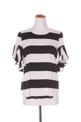 FEDERATION - Stripe ruffle sleeve tee! 12