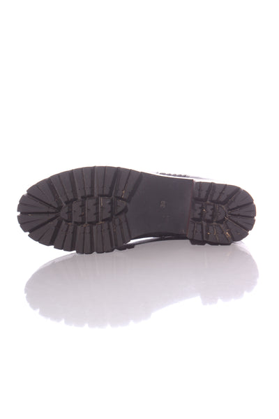 ISABELLA ANSELMI "Edam" leather combat boots! 39