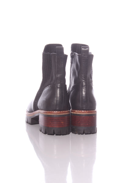 ISABELLA ANSELMI "Edam" leather combat boots! 39