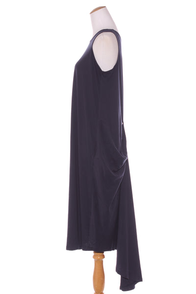 BLACKLIST (BN) "Alva" navy dress + pockets! 10-12