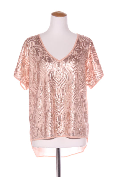 AUGUSTINE 'Rose gold sequin panel top! 12