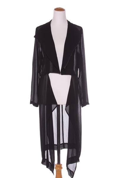 LAB (NZ) Arctic whisper viscose sheer jacket! 12