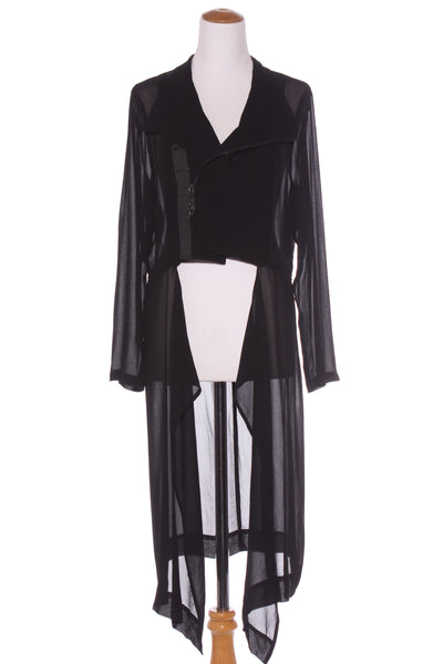 LAB (NZ) Arctic whisper viscose sheer jacket! 12