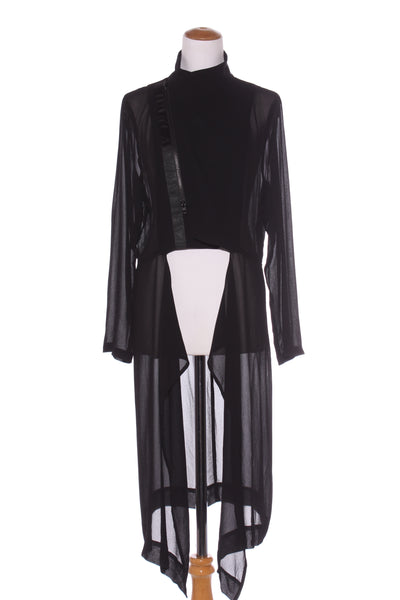 LAB (NZ) Arctic whisper viscose sheer jacket! 12