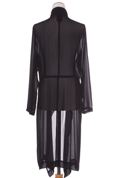 LAB (NZ) Arctic whisper viscose sheer jacket! 12