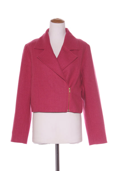WILSON TROLLOPE (NZ) Wool blend crop jacket! 16