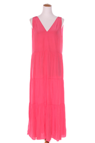 WITCHERY - Tiered viscose maxi dress - Melon pink! 10