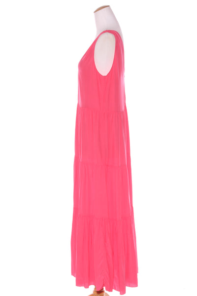 WITCHERY - Tiered viscose maxi dress - Melon pink! 10