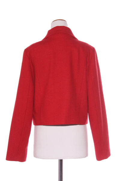 WILSON TROLLOPE (NZ) Wool blend crop jacket! 16