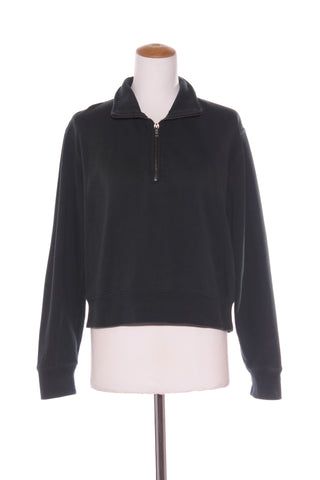 AS COLOUR "Half zip" bottle green sweater! 10-12