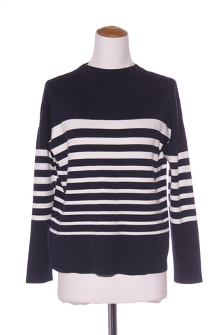 CAPTURE - Navy stripe knit jumper! 10-12
